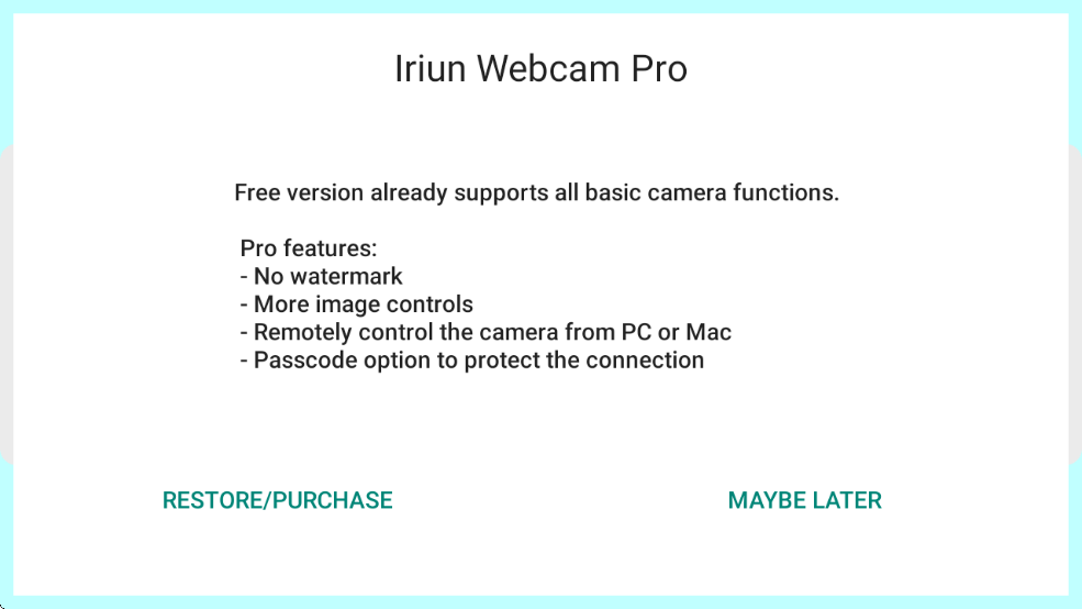 Iriun Webcamٷ
