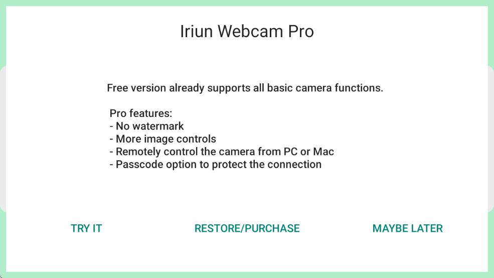 Iriun Webcamٷv2.8.12 ׿